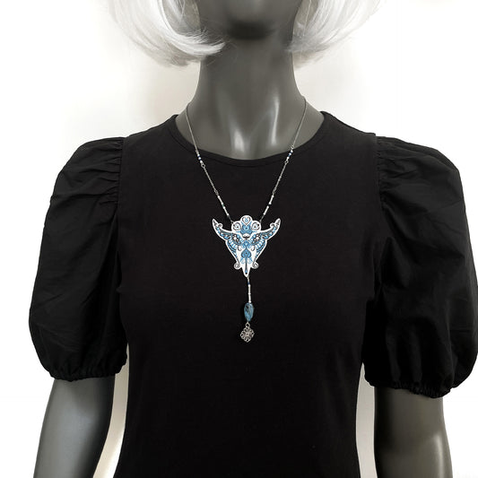 Collier Sylphine bleu