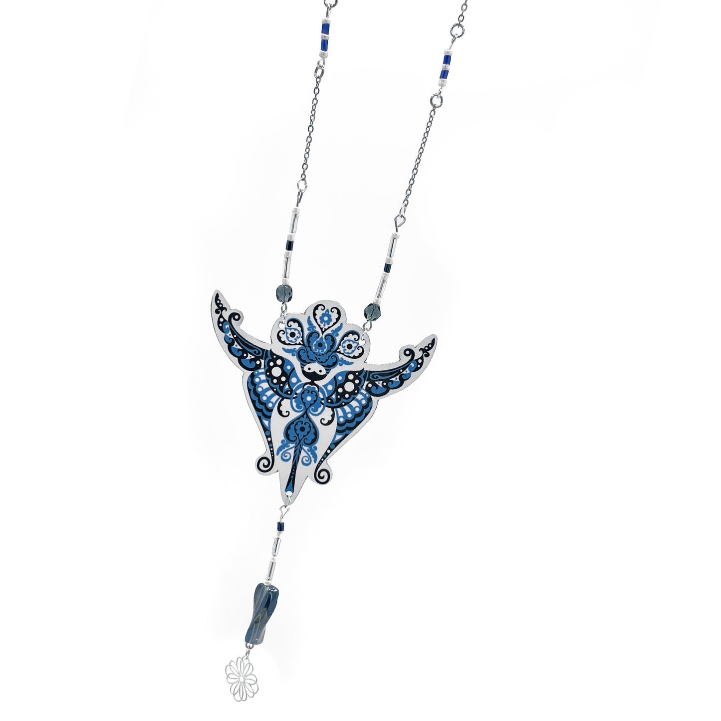 Collier Sylphine bleu