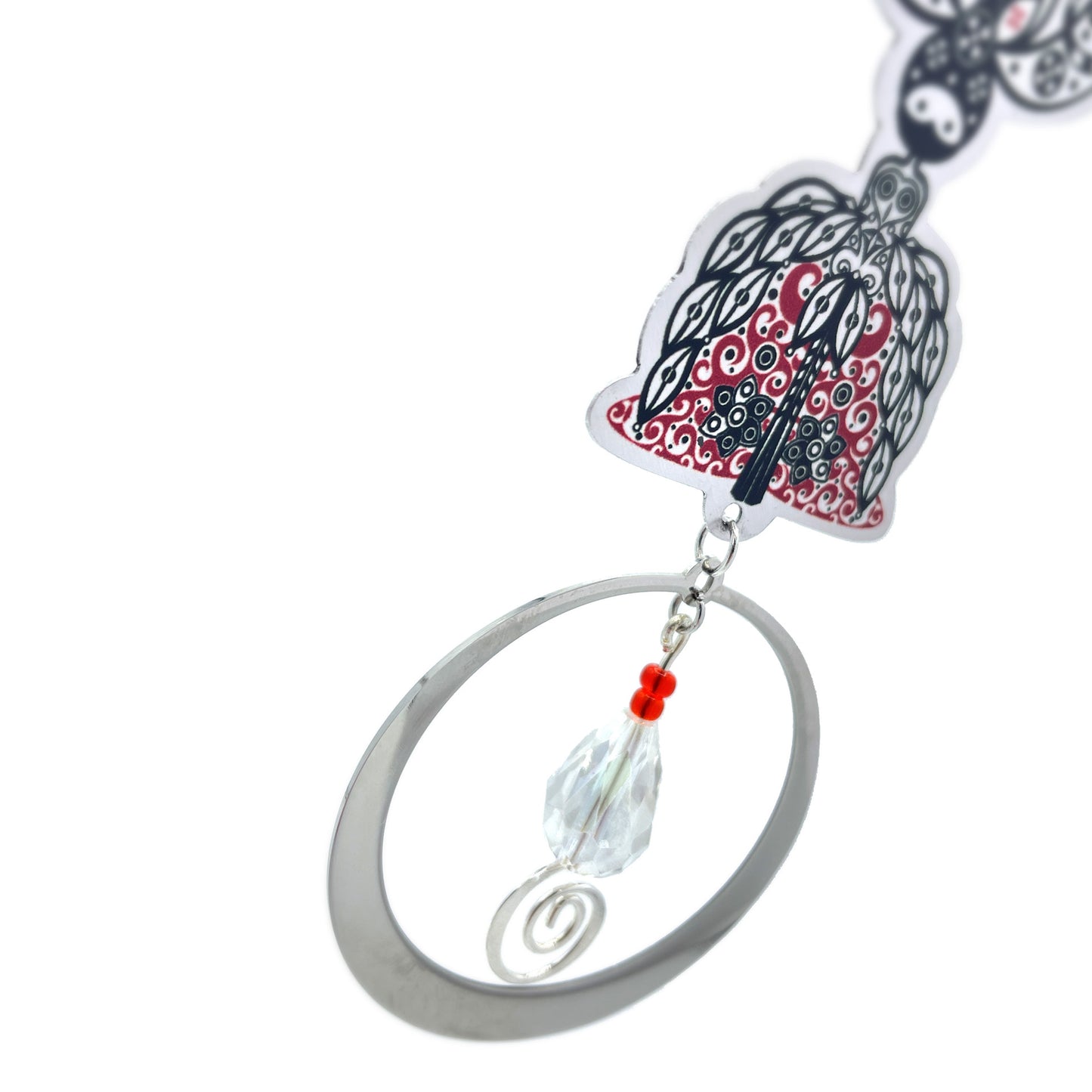 Collier Toxica noir et rouge