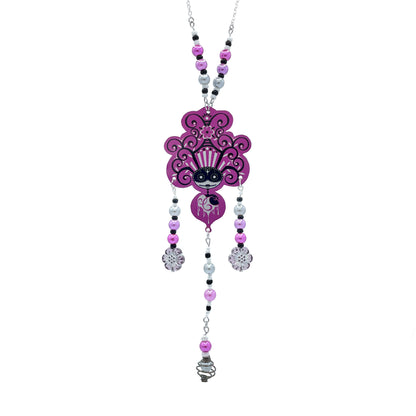 Collier Bettyloue aux deux fleurs