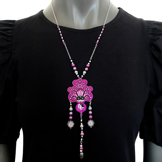 Collier Bettyloue aux deux fleurs