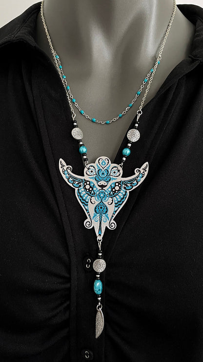 Collier Sylphine Bleue