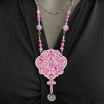 Collier Imperielle rose