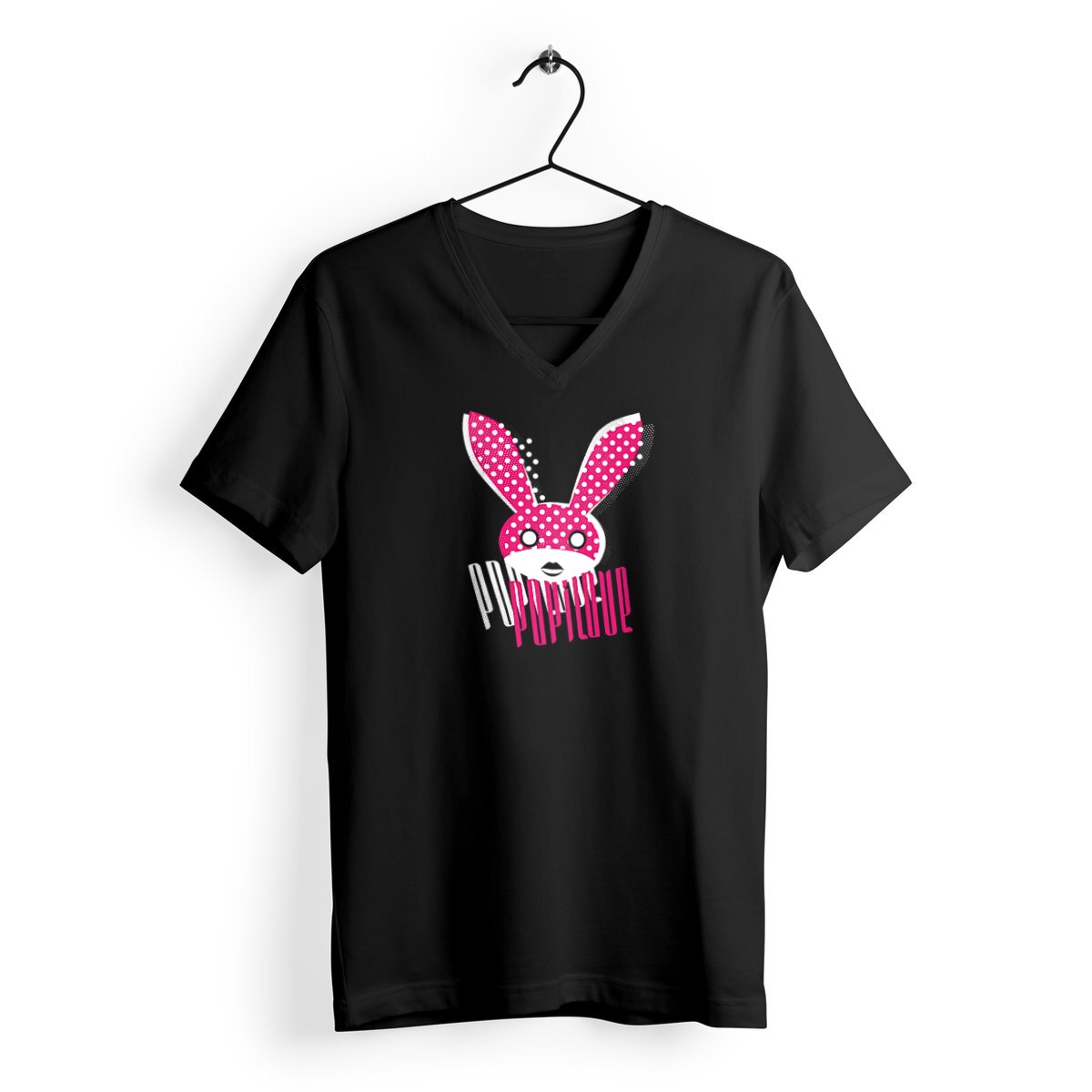 Bunny. T-shirt Col en V