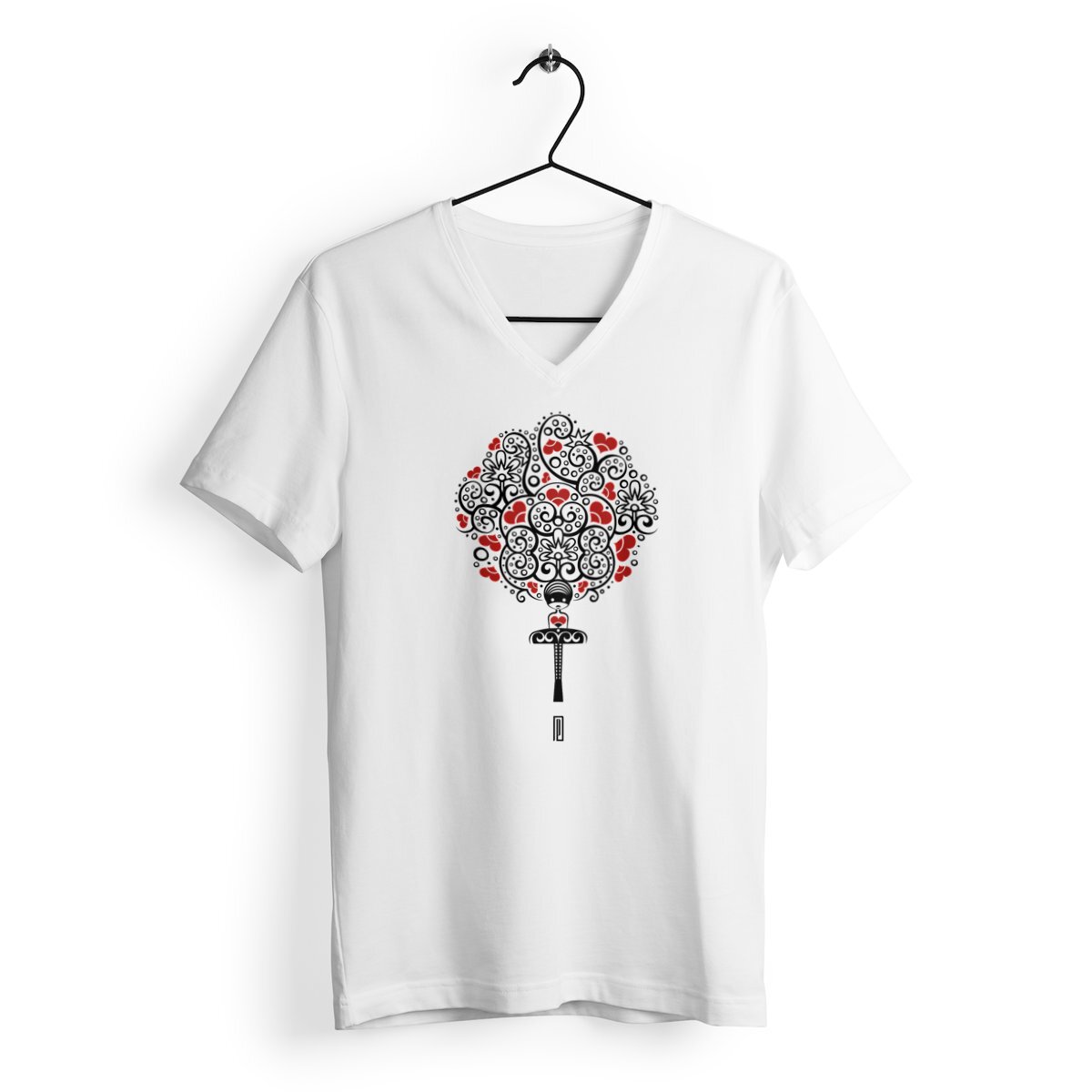 Popiloue Coeurs Rouges. T-shirt