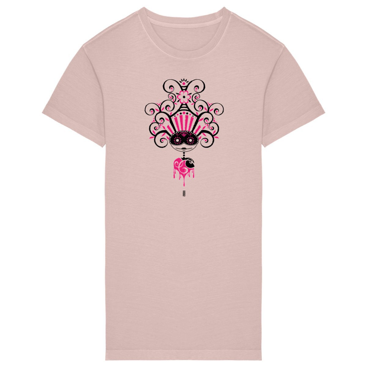 Bettyloue Rose. Robe T-shirt